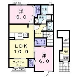 リュミエール学校町の物件間取画像